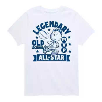 Футболка для мальчиков 8-20 лет Peanuts Franklin Legendary All Star с принтом Licensed Character, белый