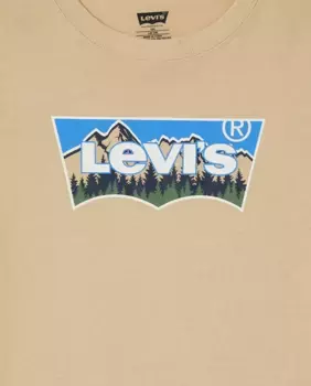 Футболка для мальчиков Forested Mountains Batwing Levi's, цвет Natural