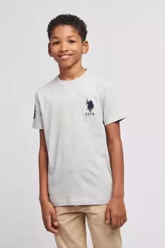 Футболка для мальчиков «Player 3» U.S. Polo Assn, серый