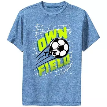 Футболка для мальчиков с графическим изображением Own The Field Performance Licensed Character, цвет Royal Heather