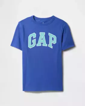 Футболка для мальчиков с короткими рукавами и круглым вырезом Gap, синий