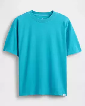 Футболка для мальчиков с короткими рукавами и круглым вырезом Gap, синий