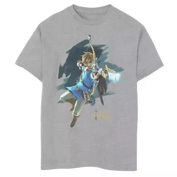 Футболка для мальчиков с рисунком Zelda Breath Of The Wild Licensed Character