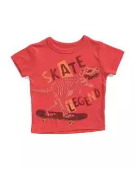 Футболка для мальчиков Skate Dino Chaser, красный