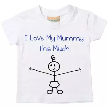 Футболка для мальчиков «Я так сильно люблю свою мамочку» 60 SECOND MAKEOVER, белый