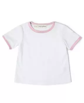 Футболка для малышей, девочек и малышей, мальчиков. Dotty Dungarees, розовый