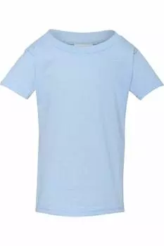 Футболка для малышей из плотного хлопка Gildan, светло-голубой