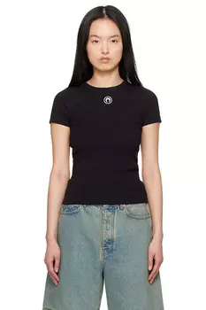 Футболка для малышей с логотипом Moon Marine Serre, черный