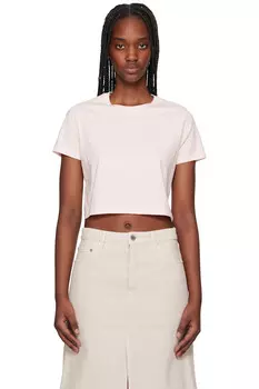 Футболка для малышей с вышивкой лисёнка Maison Kitsun, розовый