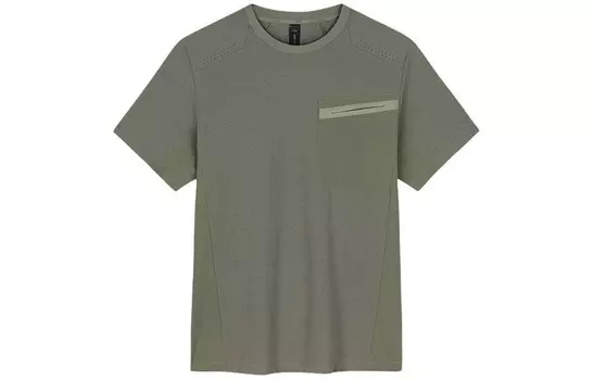 Футболка для мужчин из коллекции Outdoor, цвет оливковый зеленый Anta, оливково-зеленый