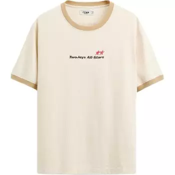 Футболка для мужчин Two Jeys Co-branded Edition, цвет серо-коричневый Zara, коричневый