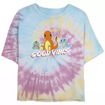 Футболка для начинающих с рисунком покемонов "Good Vibes" для юниоров Licensed Character