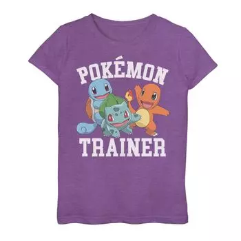 Футболка для начинающих с рисунком Pokmon Trainer для девочек 7–16 лет Licensed Character