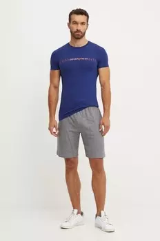 Футболка для отдыха Emporio Armani Underwear, темно-синий
