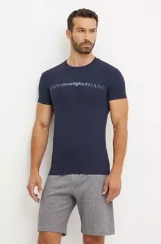 Футболка для отдыха Emporio Armani Underwear, темно-синий