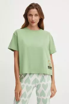 Футболка для отдыха Moschino Underwear, зеленый