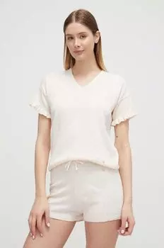 Футболка для отдыха United Colors of Benetton, бежевый