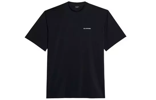 Футболка для плавания из лайкры большого размера Balenciaga, черный