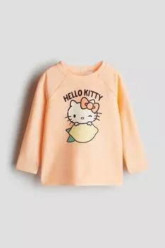 Футболка для плавания с принтом и защитой от ультрафиолета UPF 50 H&M, мультиколор