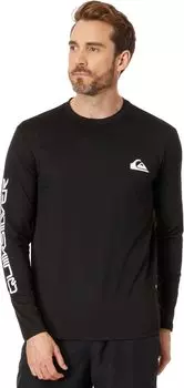 Футболка для серфинга Omni Session с длинными рукавами Quiksilver, черный