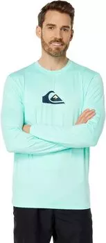 Футболка для серфинга с длинными рукавами Solid Streak Quiksilver, цвет Beach Glass