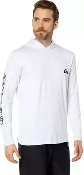 Футболка для серфинга с капюшоном и длинными рукавами Omni Session Quiksilver, белый