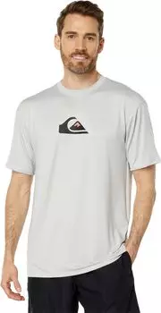 Футболка для серфинга с короткими рукавами Solid Streak Quiksilver, цвет Gray Violet