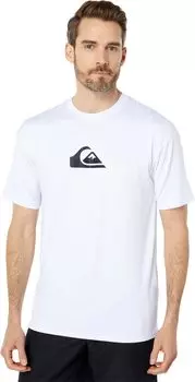 Футболка для серфинга с короткими рукавами Solid Streak Quiksilver, цвет White 2