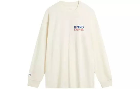 Футболка для скейтборда унисекс, цвет белый Lining, кремовый