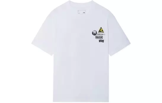 Футболка для скейтборда унисекс Lining, белый