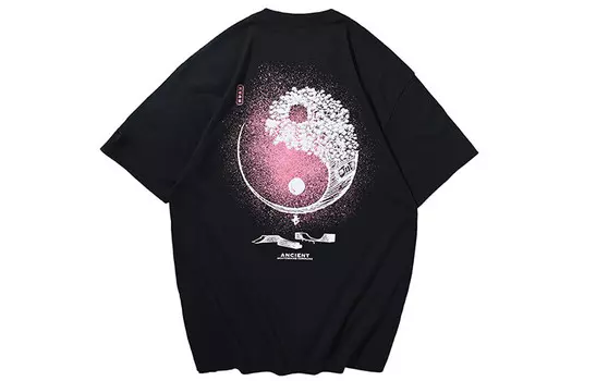 Футболка для скейтбординга мужская черная Lining, черный