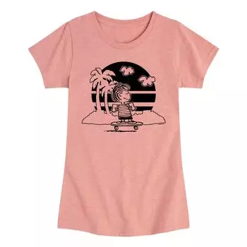 Футболка для скейтбординга Peanuts Linus для девочек 7–16 лет Licensed Character
