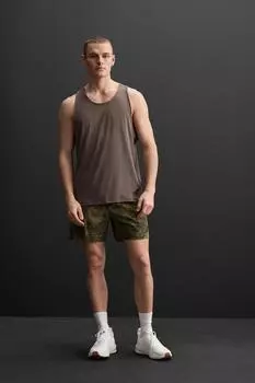 Футболка для танковой подготовки ZARA, темно-коричневый
