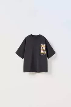 Футболка для технической опасной зоны Zara, черный