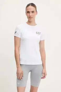 Футболка для тренировок Ea7 Emporio Armani, белый
