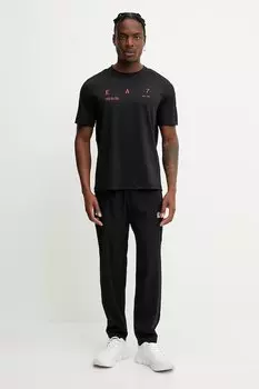 Футболка для тренировок Ea7 Emporio Armani, черный