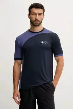 Футболка для тренировок Ea7 Emporio Armani, темно-синий