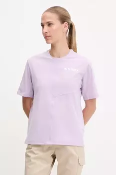 Футболка для тренировок Multi Adidas Terrex, фиолетовый