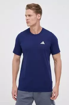 Футболка для тренировок Train Essentials Feelready Adidas Performance, темно-синий