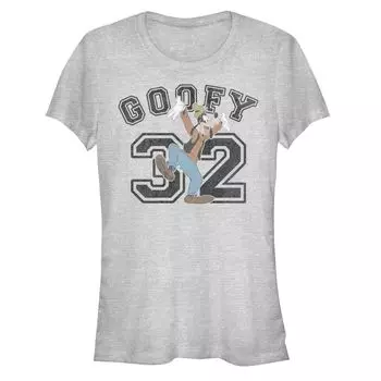 Футболка для юниоров Disney Goofy Varsity Text #32 с портретным рисунком Licensed Character