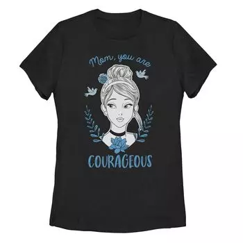 Футболка для юниоров Disney's Cinderella Mom You Are Courageous Licensed Character