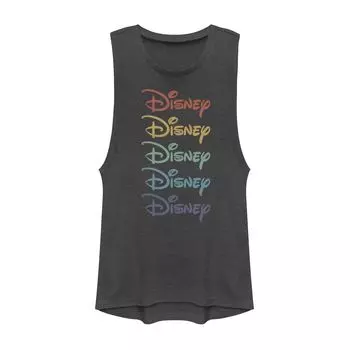 Футболка для юниоров Disney's Stacked Rainbow Logo Licensed Character