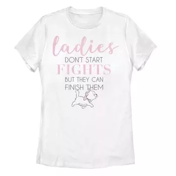 Футболка для юниоров Disney's The Aristocats Marie Ladies Don't Start Fights Licensed Character