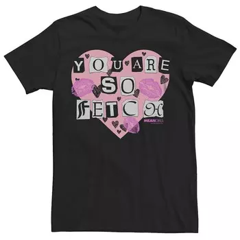 Футболка для юниоров «Дрянные девчонки» с надписью «You Are So Fetch» Licensed Character, черный