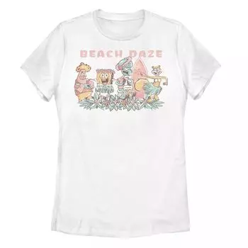 Футболка для юниоров «Губка Боб Квадратные Штаны» Beach Daze Group Shot Licensed Character