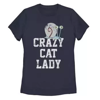 Футболка для юниоров «Губка Боб Квадратные Штаны» Gary Crazy Cat Lady Licensed Character