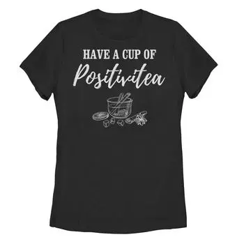 Футболка для юниоров «Have A Cup A Positivitea»