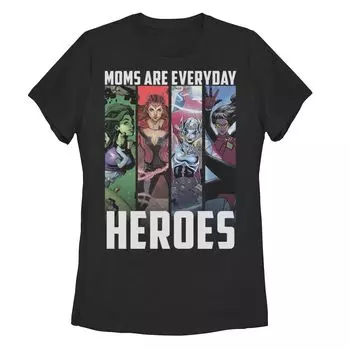 Футболка для юниоров Marvel Avengers Moms Are Everyday Heroes со вставками Licensed Character