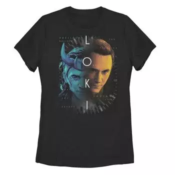 Футболка для юниоров Marvel Loki Split Choices Licensed Character