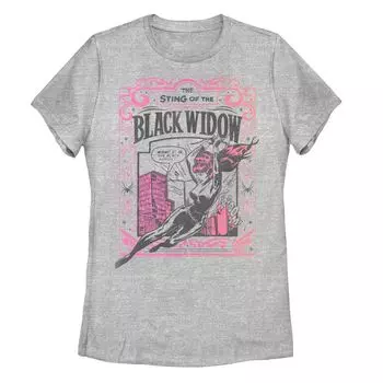 Футболка для юниоров Marvel The Sting Of The Black Widow Licensed Character